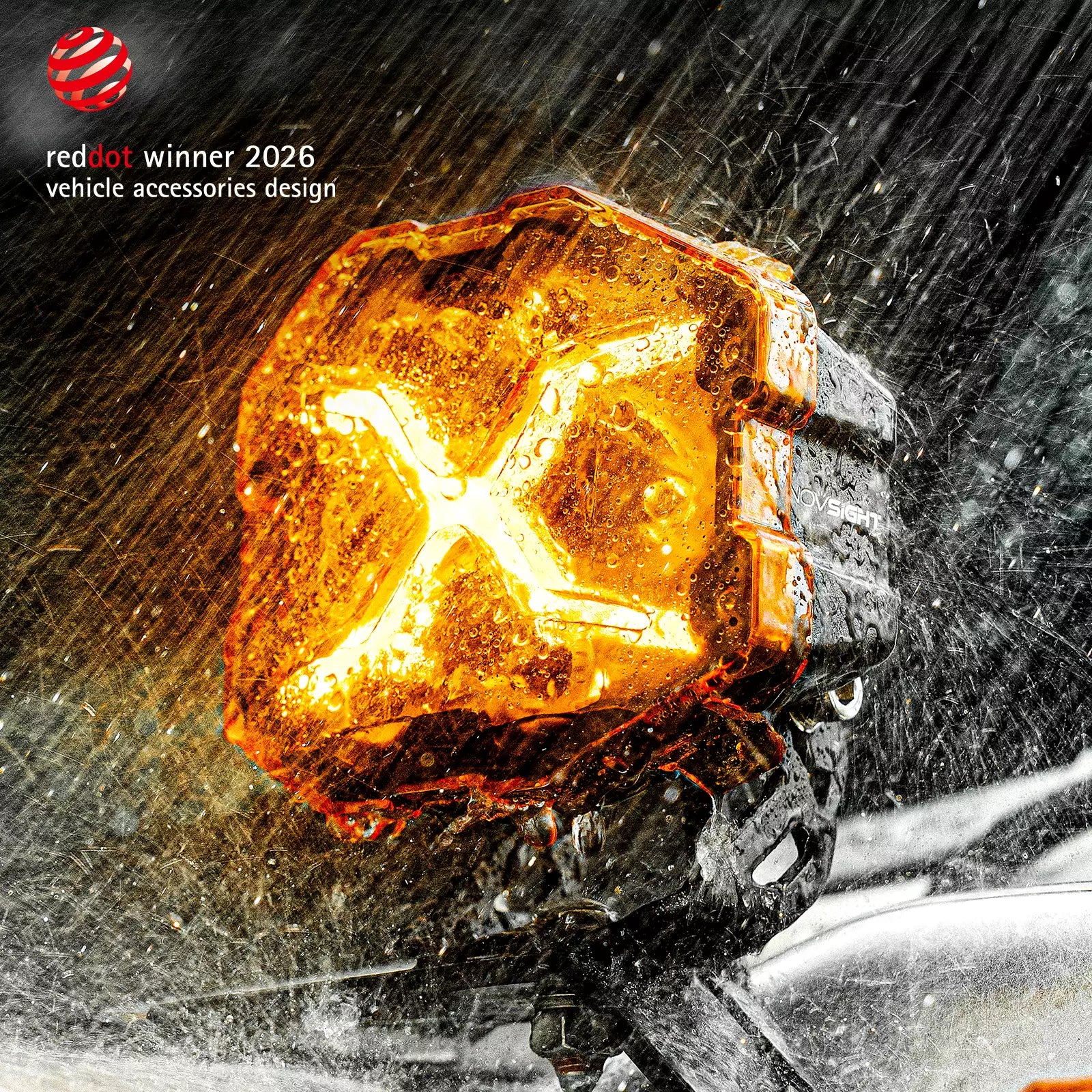 X-Series | 4-inch LED Pod Light X-Line DRL Driving Beam LED Pod Lights | Novsight