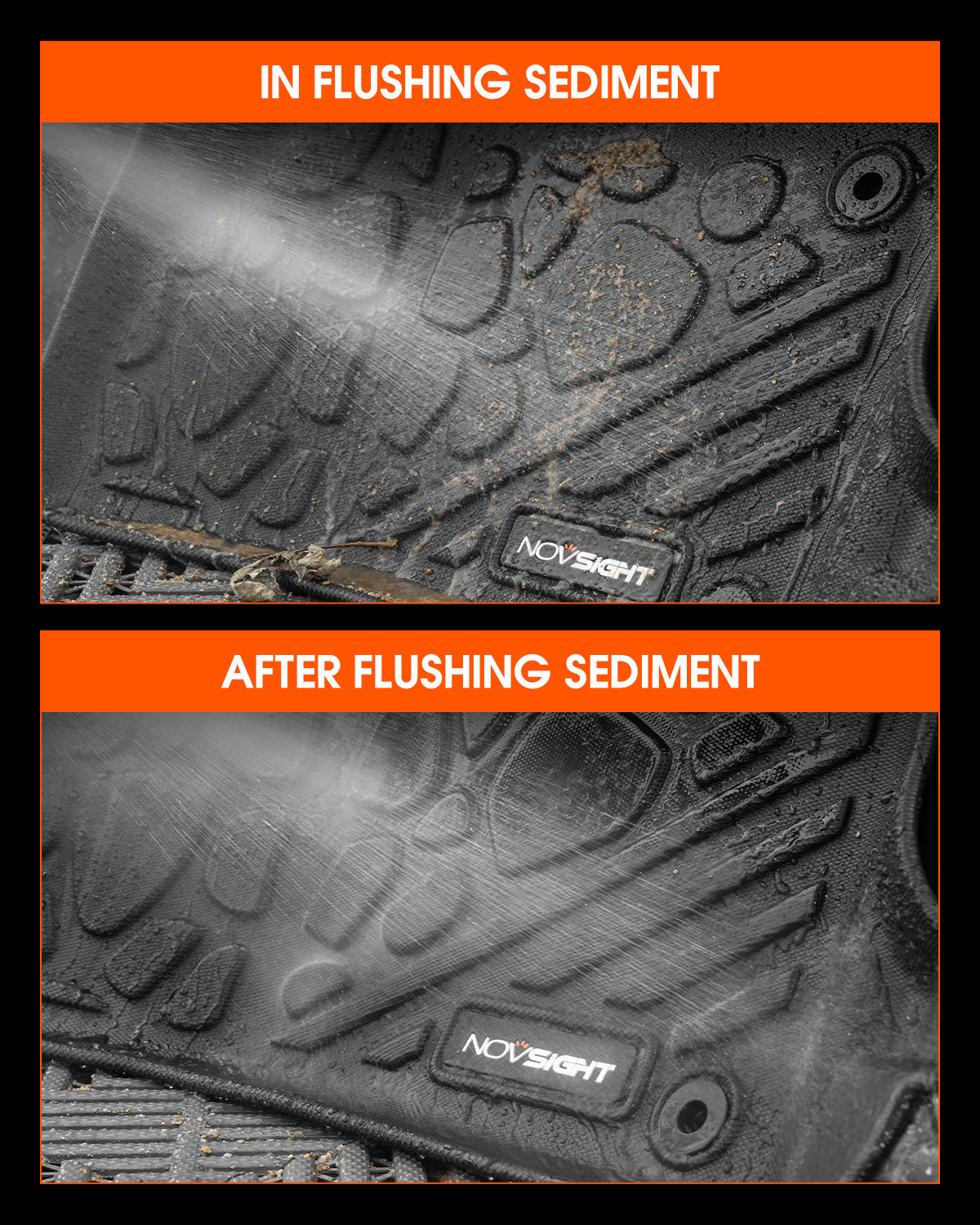 Custom TPE Floor Mats Fit For Jeep Wrangler 2018-2024 JEEP JL - NOVSIGHT