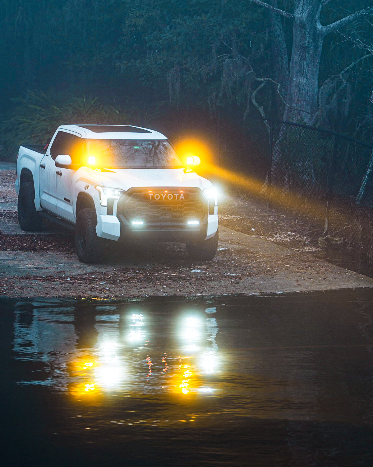 CYBER Series 6-inch LED Pod Lights Kit for Toyota Tundra - NOVSIGHT