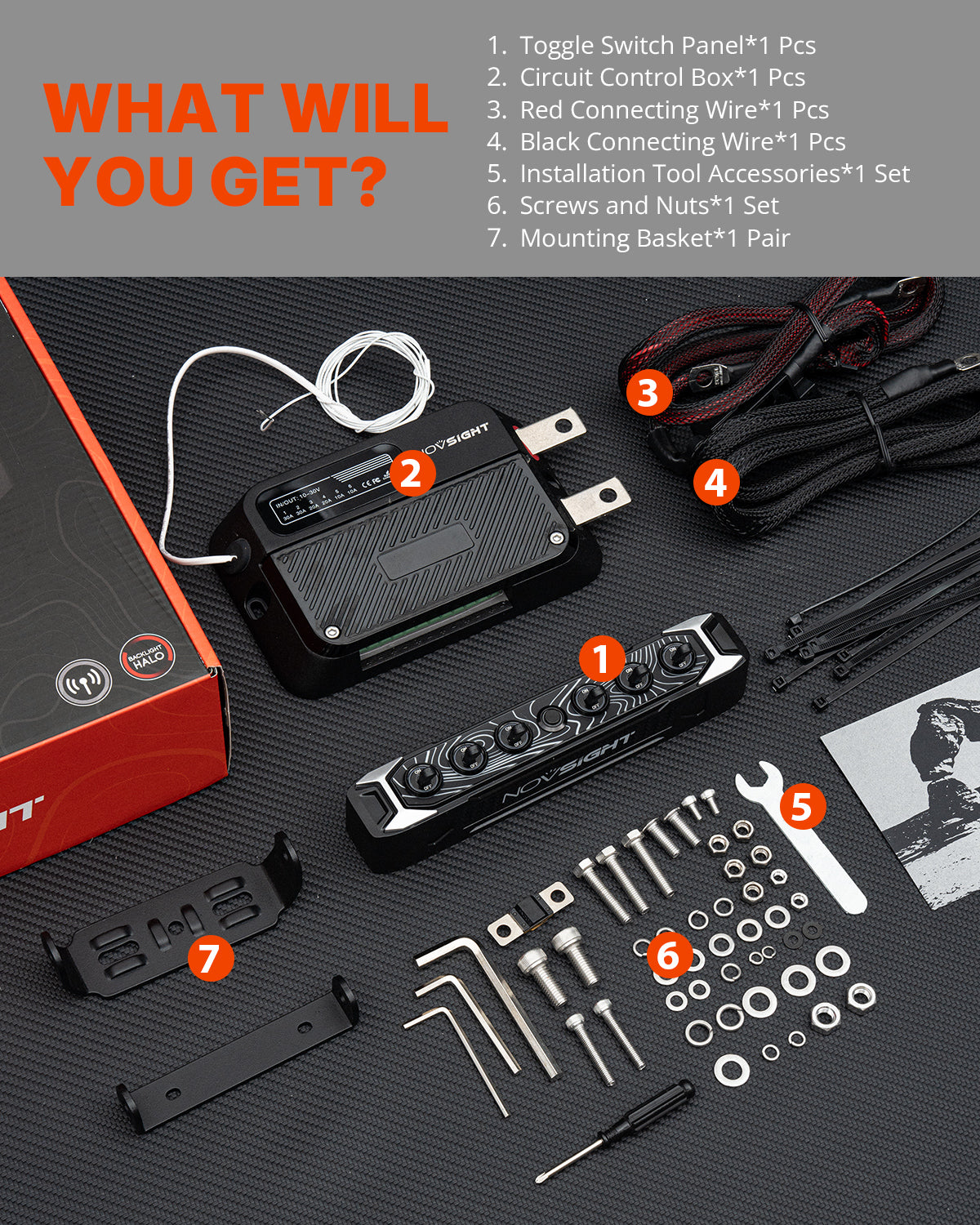CYBER Series 6-Gang Toggle Switch Wireless-Control