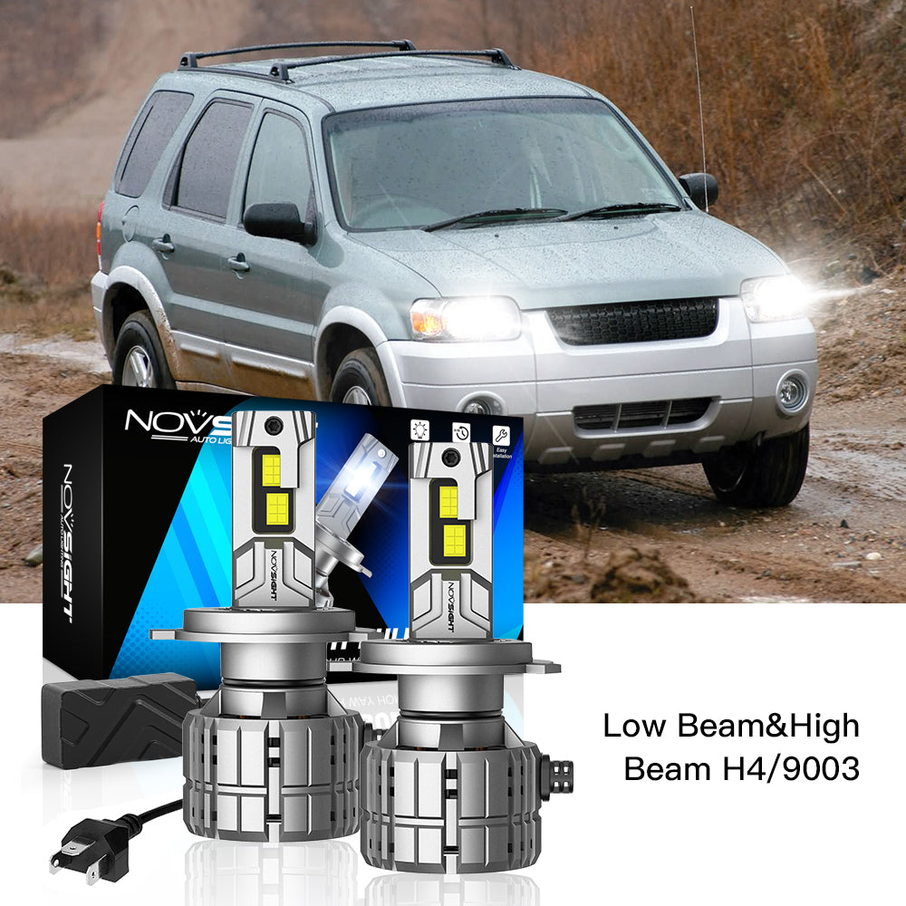 Fit for 2001-2004 Ford Escape H4 LED Headlights Bulbs - NOVSIGHT