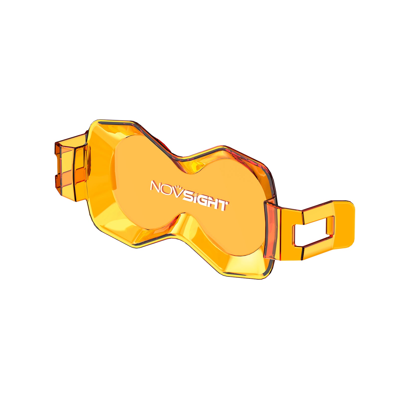 HALO 4.5-inch LED Pod Light Black Amber Shield Cover (2pcs/Set) - NOVSIGHT