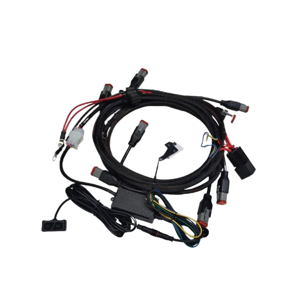 HALO Series LED Pod Lights Wiring Harness Kit One-to-Eight - NOVSIGHT