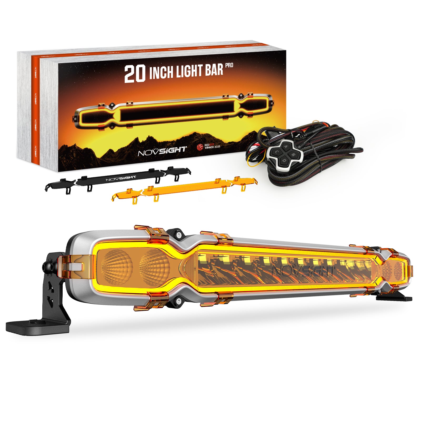 NOVSIGHT HALO Pro Series 20-inch LED Bar for Off-road Adventure