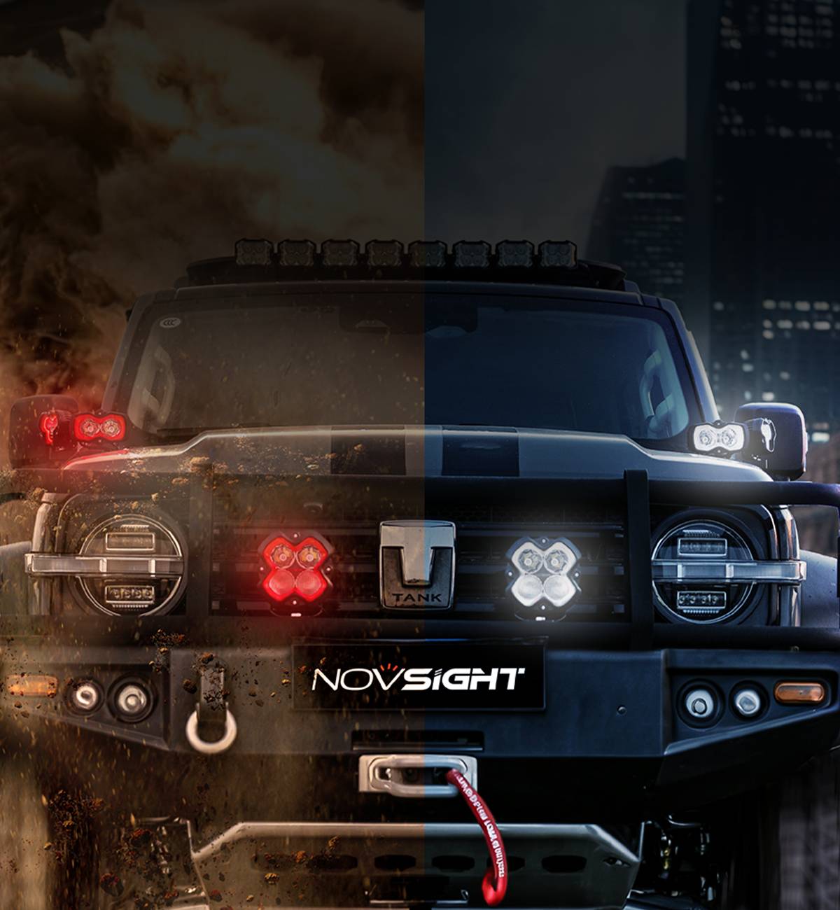 BFCM Flash Sale | HALO SE Series 3 4.5 6-inch LED Pod Lights White and Red DRL Light | Buy 1 Get 1 FREE Set of Black Or Amber Covers