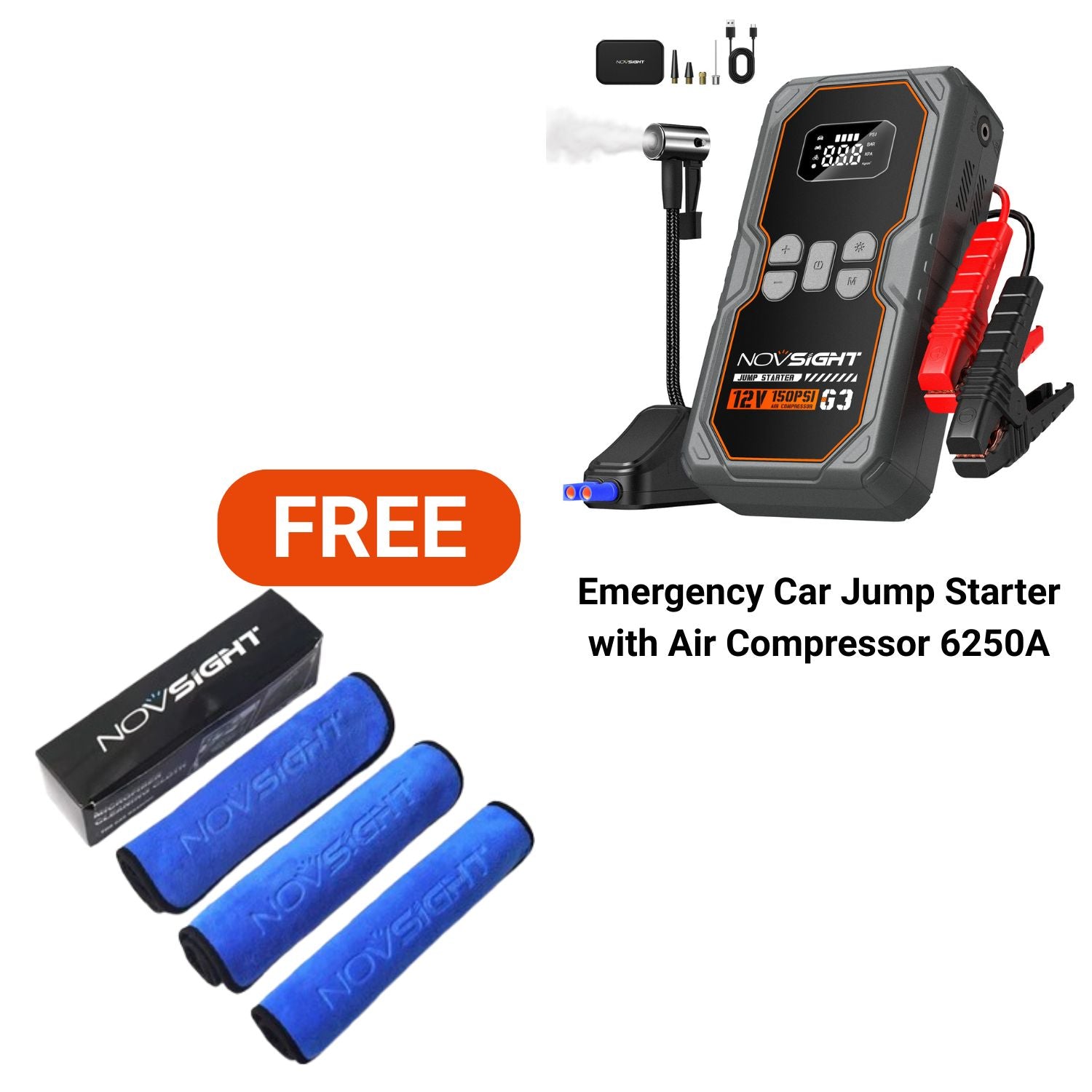 Black Friday Flash Sale | Emergency Jump Starter and Clear Towel Set | Members Only