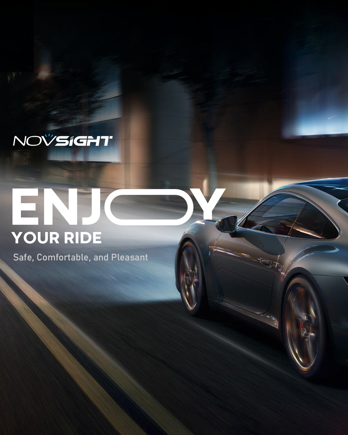 N63 Series | H3 LED Bulbs Original Mini Size Plug N Play 90W Fog Lights |2 Bulbs - NOVSIGHT