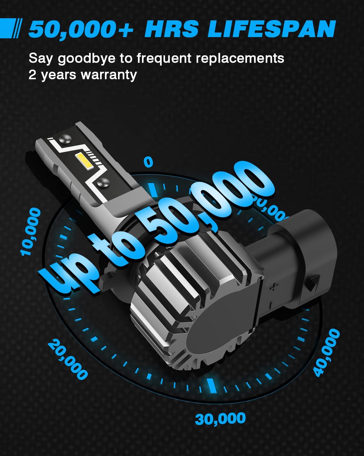 NOVSIGHT 9005 9006 Led Headlight Bulbs Combo 300% Brightness 9005/HB3 High Beam 9006/HB4 Low Beam 1:1 Mini Size Headlight Conversion Kits 6500K Cool White Replacement Headlights Halogen, Pack of 4 - NOVSIGHT