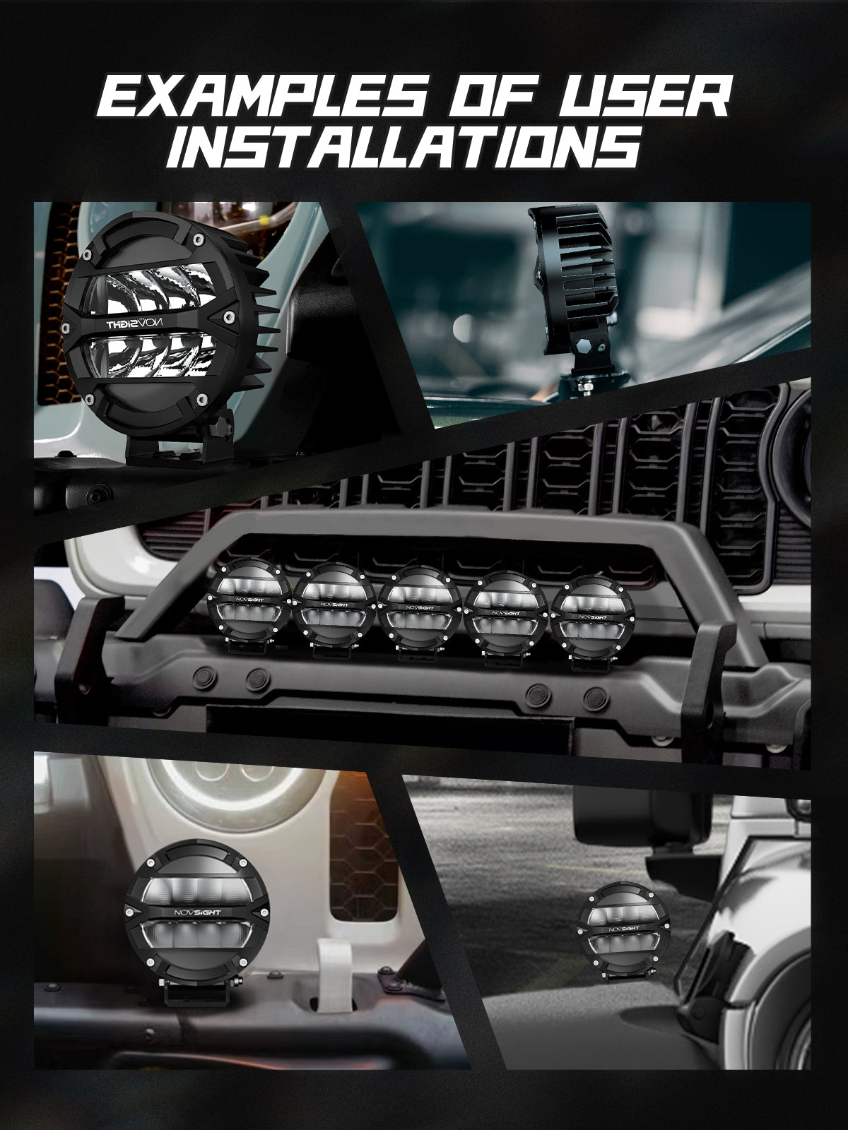 Rock Series | 5-inch LED Pod Round Lights Spotlights