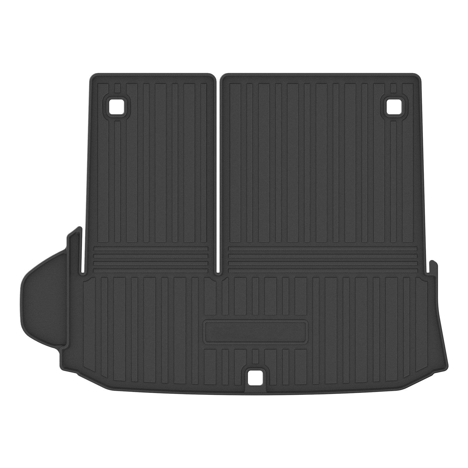 Toyota Highlander 2022-2023 7 Seats (Include Hybrid) with Backrest Mat Custom Fit Cargo Trunk TPE Mat (Not Fit Models with Rear Subwoofer) - NOVSIGHT