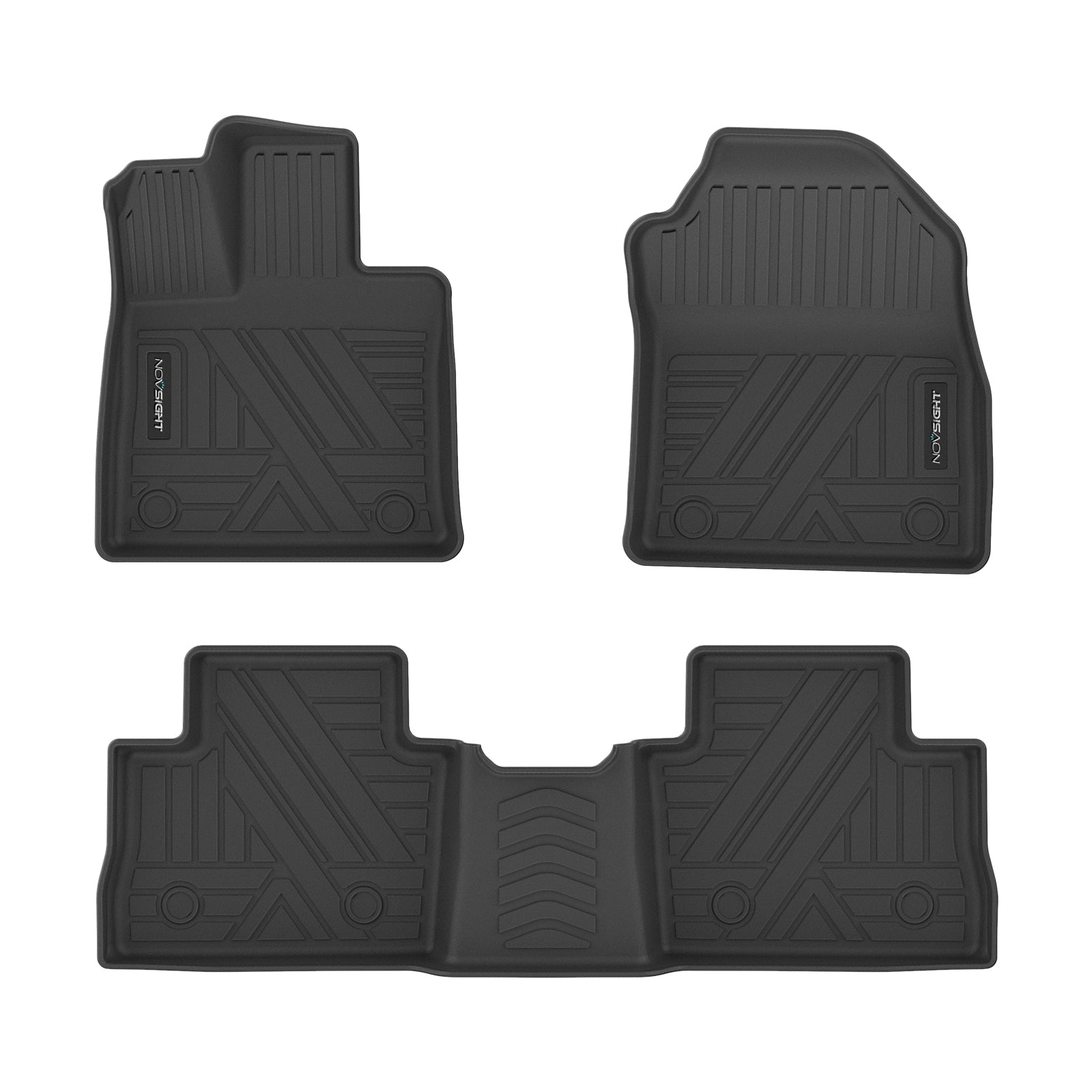 Toyota RAV4 2020-2023 Floor Mats(Not for Hybrid or Prime) Custom Fit Car Mats TPE Liners - NOVSIGHT