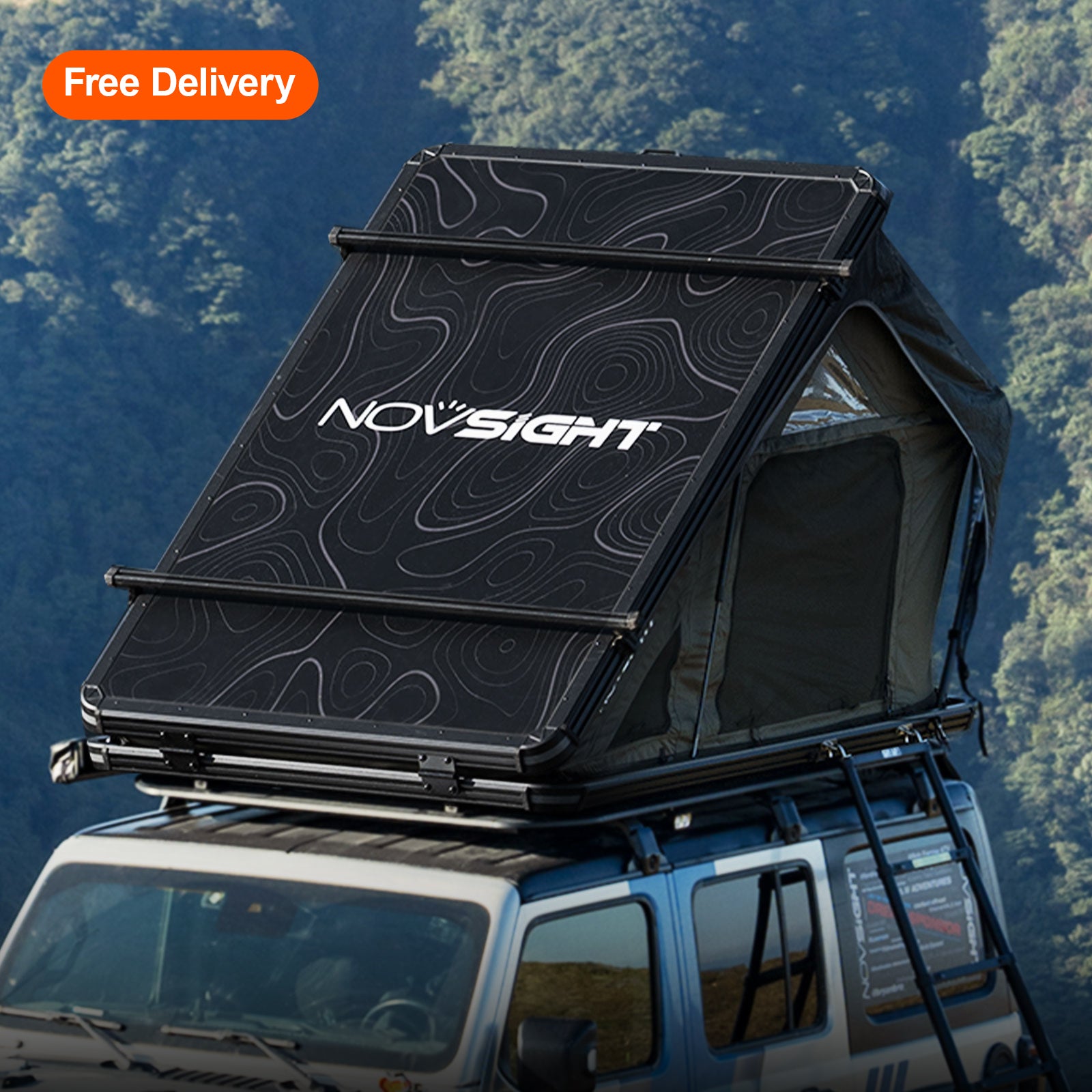Zebra Rooftop Tent - NOVSIGHT