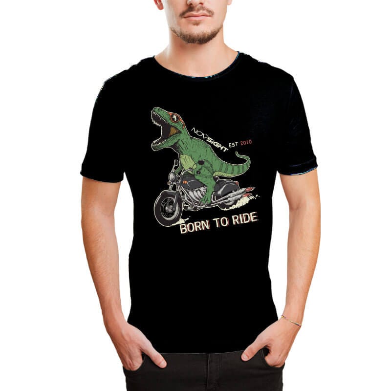 Novsight Green Dinosaur Comics T shirts XS S M L XL 2XL 3XL 4XL 5XL - NOVSIGHT