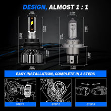 N11 Standard Series | 9004 HB1 LED Bulbs Cost-Effective  60W 13000LM 6500K White | 2 Bulbs