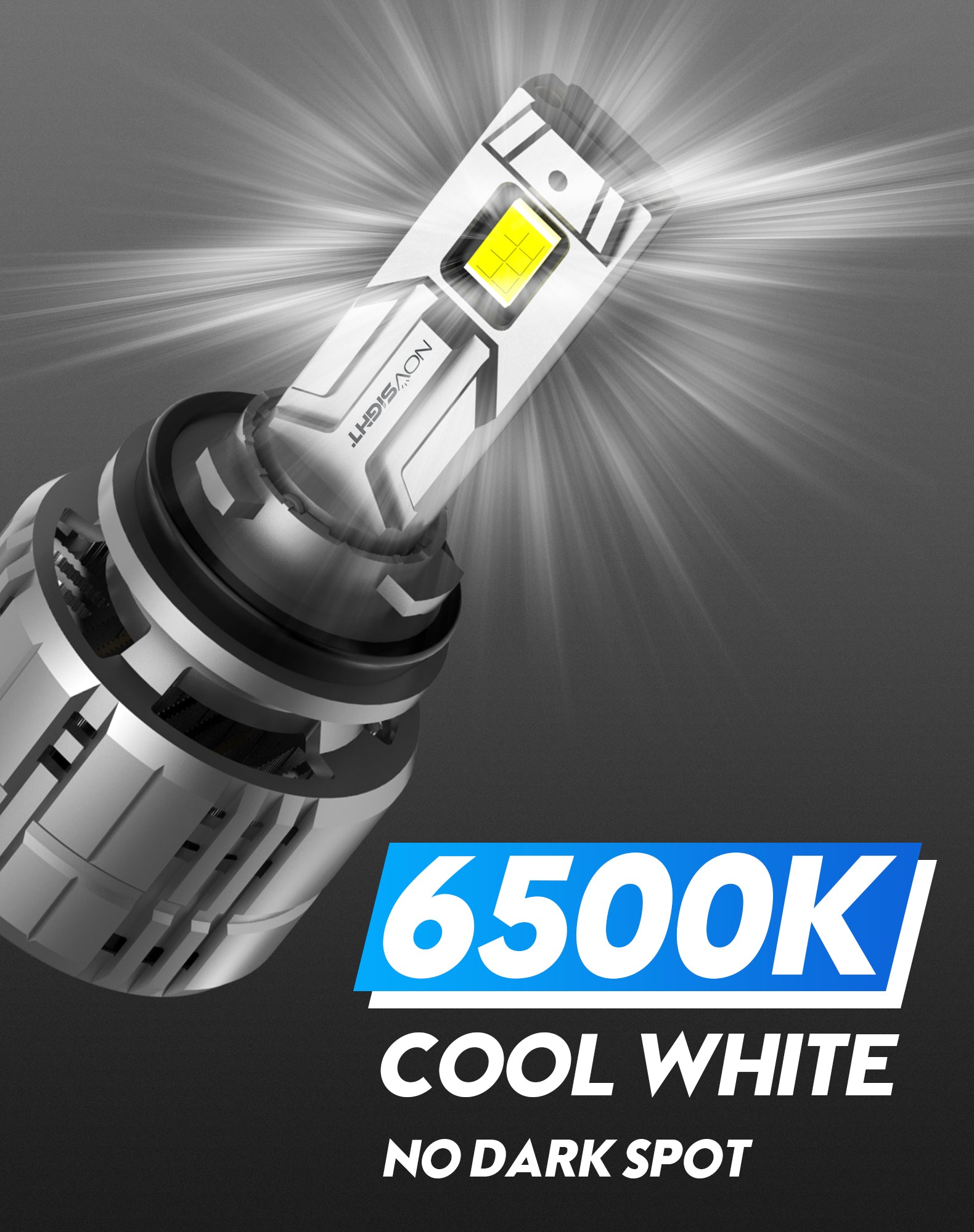 2014-2015 Chevrolet Camaro Custom-Fit LED Headlight Bulbs H11 H11 Halogen Conversion Kits - NOVSIGHT