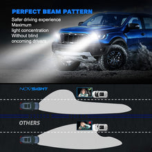 9005 LED headlight bulbs with perfect beam pattern no glare
