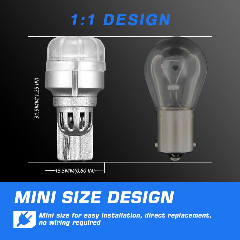 T15 measurement of led bulbs 921 912 