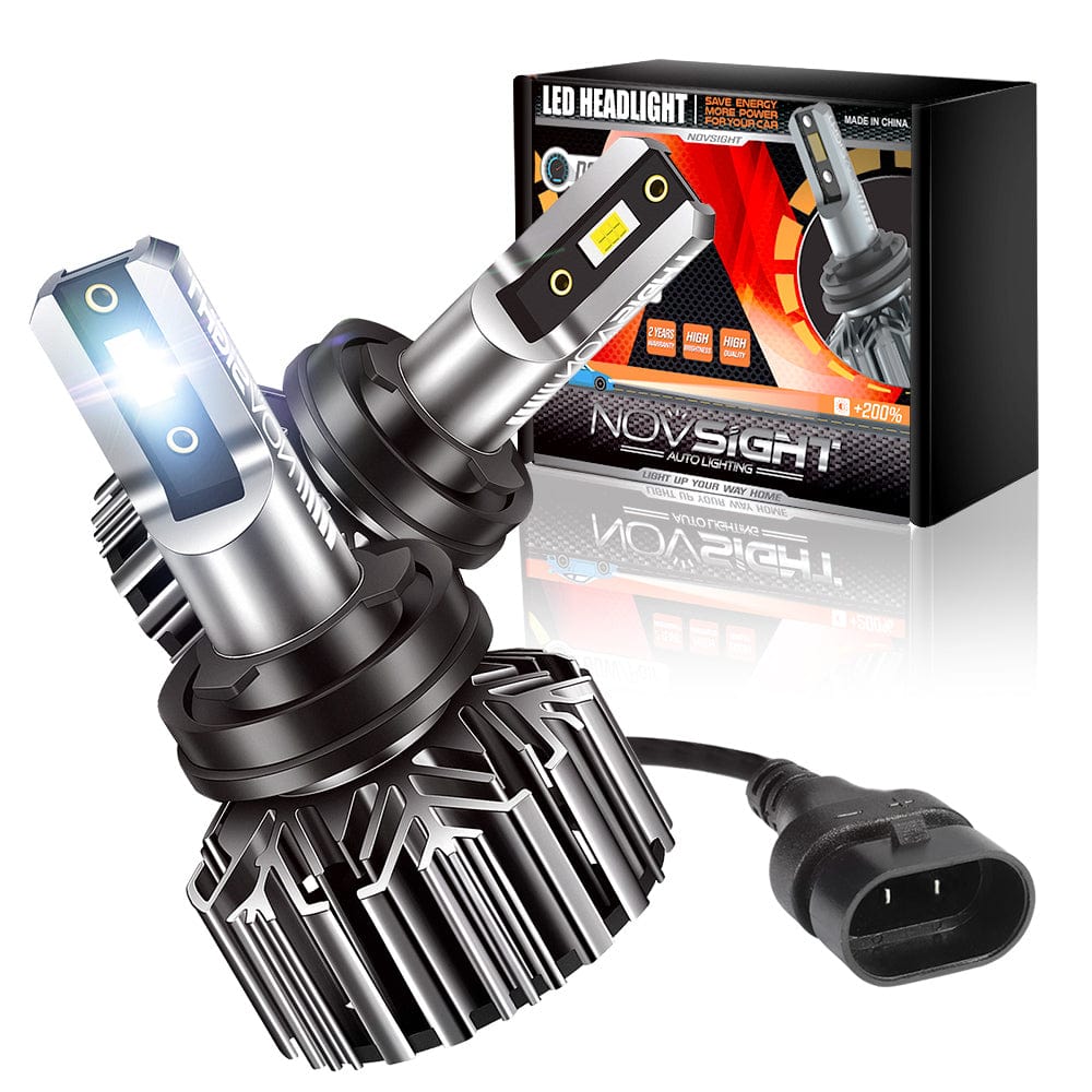 N11 Standard Series | H11 H8 H9 LED Bulbs Cost-Effective 60W 13000LM 6500K White | 2 Bulbs - NOVSIGHT