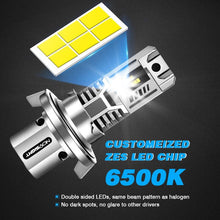 H13 LED headlight bulbs with customized ZES LED chips 6500K
