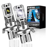 N30 Standard Series Wireless | H13 9008 LED Bulbs 1:1 Integrated Design 55W 12000LM 6500K White | 2 Bulbs - NOVSIGHT