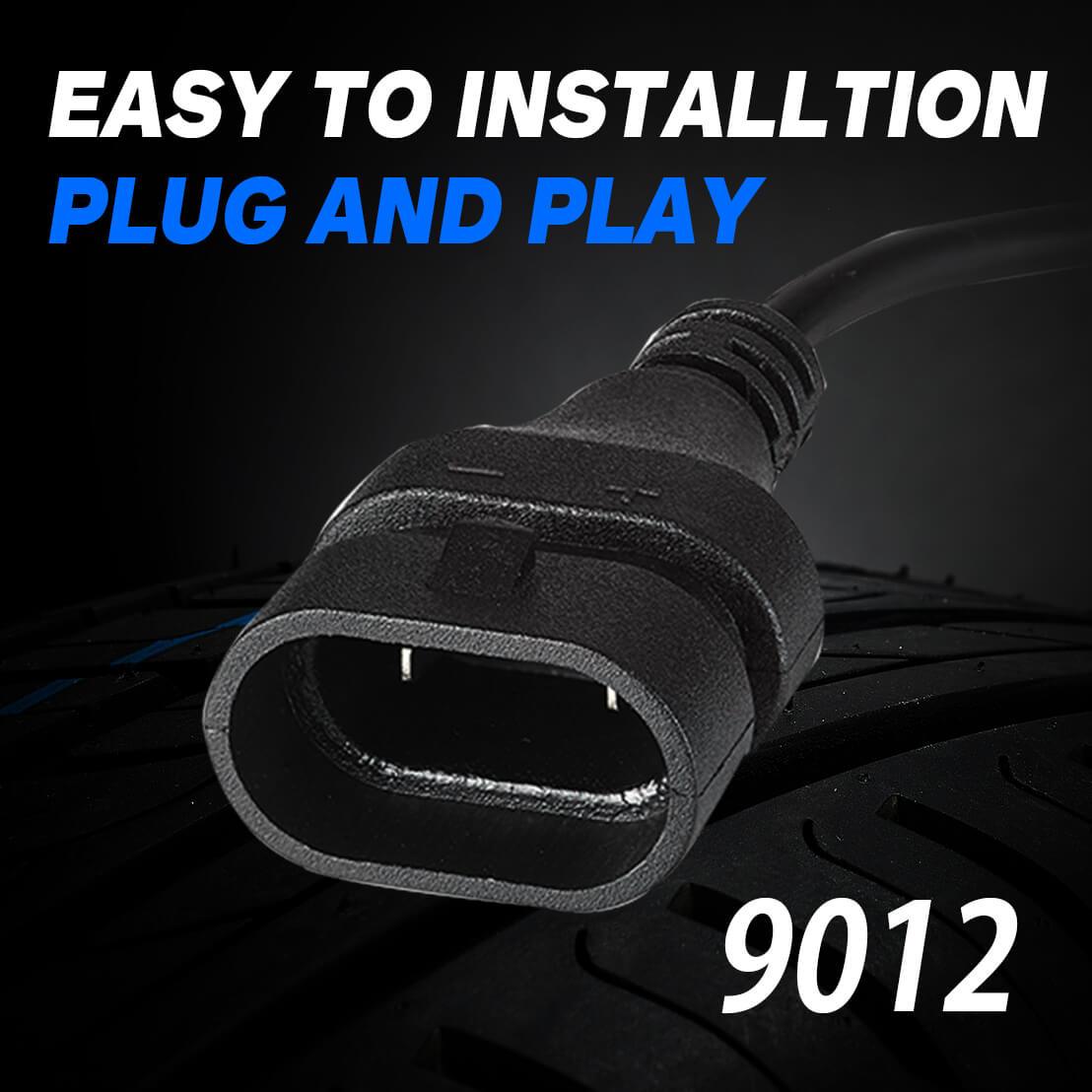 9012 Headlight Bulbs socket