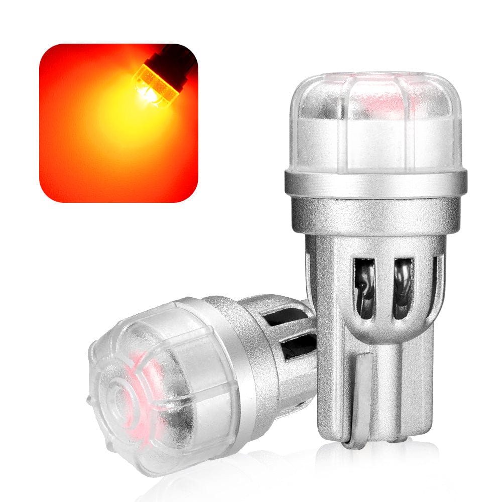 T10 158 161 168 194 W5W LED Bulbs White Amber Red License Plate Light Front Parking Light Front Side Marker Light - NOVSIGHT