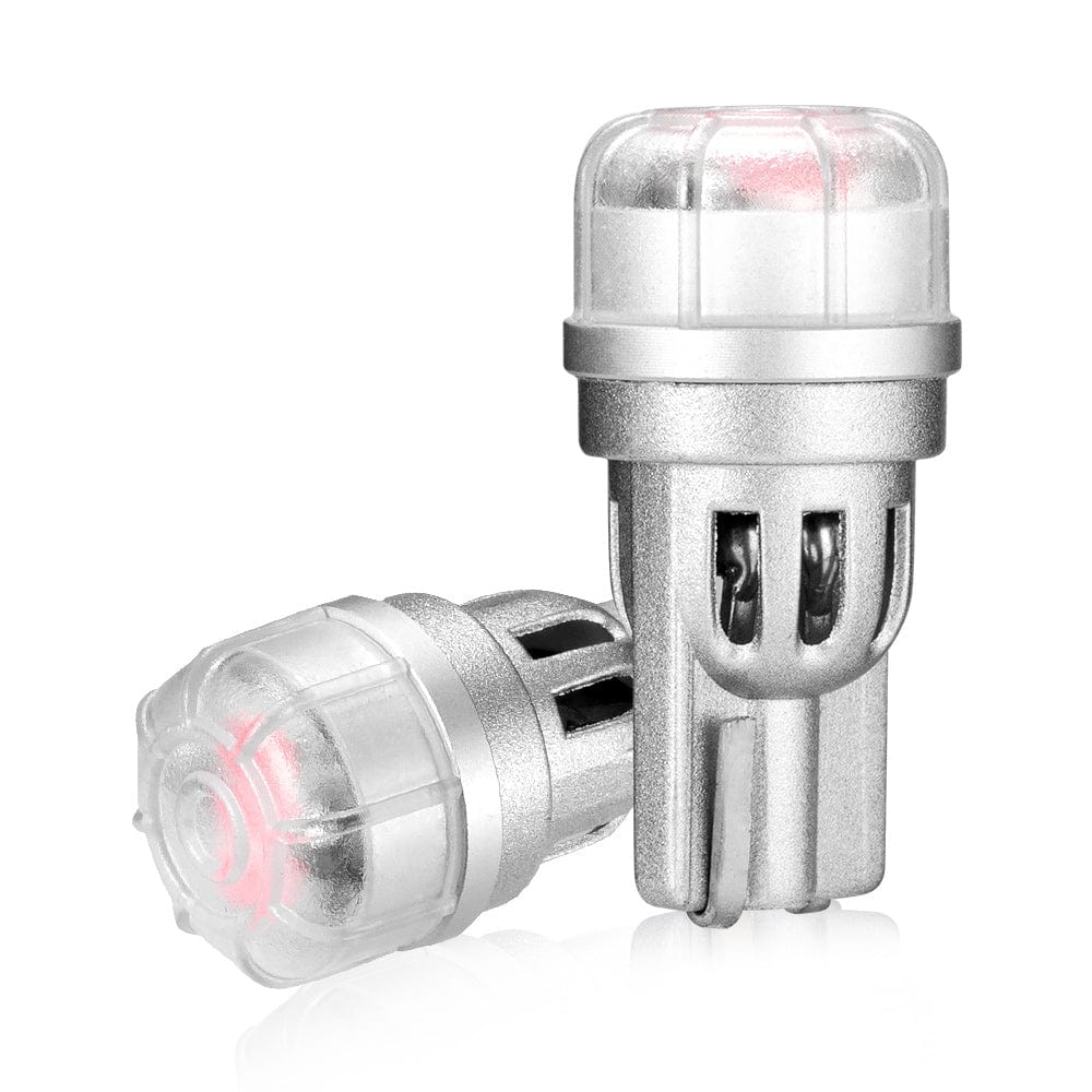 T10R 158 161 168 194 Red LED Bulbs Signal Light Front Backup Light Tail Light - NOVSIGHT