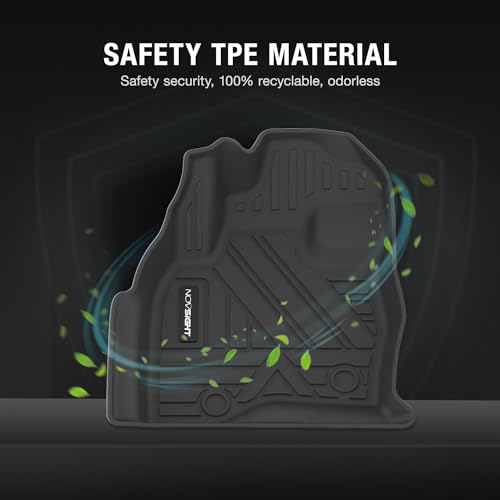 Ford Explorer 2016-2019 2 Row 7 Seats Floor Mats 1st &amp 2nd Row Floor Mats TPE Liners Full Set - NOVSIGHT