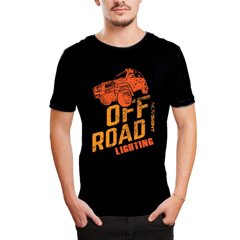 Novsight Gift Red Off Road T shirts Black Color From XS TO 5XL - NOVSIGHT